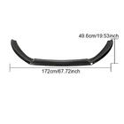 Audi A5 2007–2015 Voorbumper lip (voor S-Line Coupe 2007-2011, carbon) foto 6