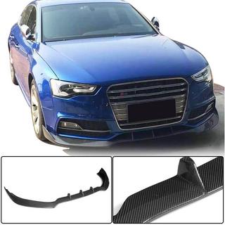 Voorbumper lip Lip V3 (voor S-Line 2012-2015, carbon) Audi A5 2007–2015 foto 1