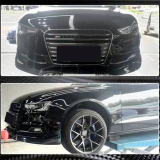 Voorbumper lip Lip V3 (voor S-Line 2012-2015, carbon) Audi A5 2007–2015 foto 4