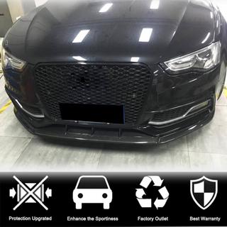 Voorbumper lip Lip V4 (voor S-Line 2012-2015, carbon) Audi A5 2007–2015 foto 2