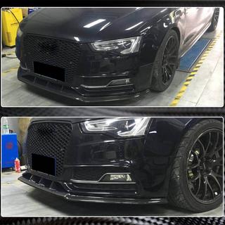 Voorbumper lip Lip V4 (voor S-Line 2012-2015, carbon) Audi A5 2007–2015 foto 4