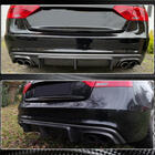 Audi A5 2007–2015 Achterbumper diffuser V3 (voor S-Line 2012-2015, carbon) foto 4