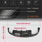 Audi A5 2007–2015 Achterbumper diffuser V3 (voor S-Line 2012-2015, carbon) foto 5