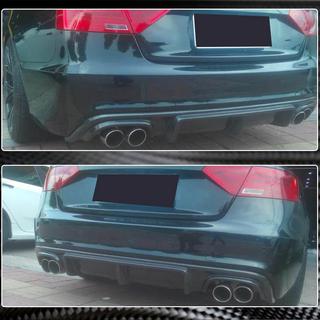 Achterbumper diffuser V3 (voor S-Line 2012-2015, carbon) Audi A5 2007–2015 foto 3