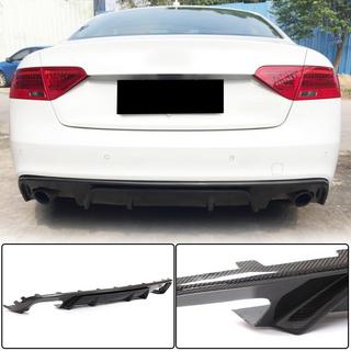 Achterbumper diffuser V2 (voor S-Line 2012-2015, carbon) Audi A5 2007–2015 foto 1