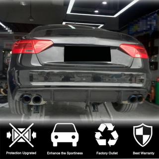 Achterbumper diffuser V1 (voor S-Line 2012-2015, carbon) Audi A5 2007–2015 foto 2