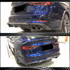 Audi A5 2016–2025 Achterbumper diffuser V2 (voor S-Line 2016-2020, carbon) foto 5