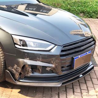 Frontlip voorbumper Lip V2 (voor S-Line 2021-2025, carbon) foto 2