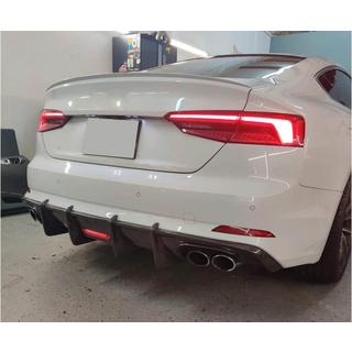 Achterbumper diffuser V1 (voor S-Line 2016-2020, carbon) foto 2