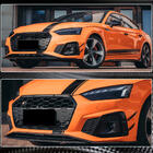 Audi A5 2016–2025 Voorbumper lipspoiler Lip V1 (voor S-Line 2021-2025, carbon) foto 4