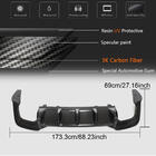 Audi A5 2016–2025 Achterbumper diffuser V1 (voor S-Line 2021-2025, carbon) foto 6