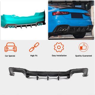 Achterbumper diffuser V1 (voor S-Line 2021-2025, carbon) foto 2