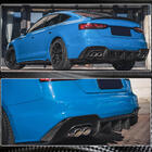 Audi A5 2016–2025 Achterbumper diffuser (carbon) V2 foto 4