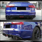 Audi A6 C7 2011–2017 Achterbumper diffuser carbon (voor S-Line 2014-2018) foto 2