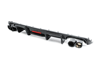 Audi A6 C7 2011–2017 Achterbumper diffuser carbon (voor S-Line 2014-2018) foto 3