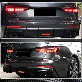 Achterbumper diffuser carbon (voor S-Line 2014-2018) foto 1