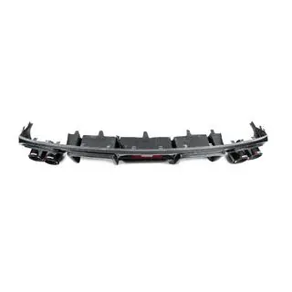 Achterbumper diffuser carbon (voor S-Line 2014-2018) foto 4