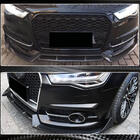 Audi A6 C7 2011–2017 Front bumper lip Carbon V1 (voor S-Line 2014-2018) foto 3