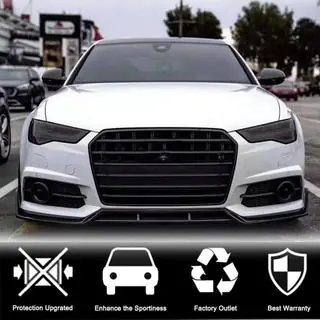 Front bumper lip Carbon V1 (voor S-Line 2014-2018) foto 2