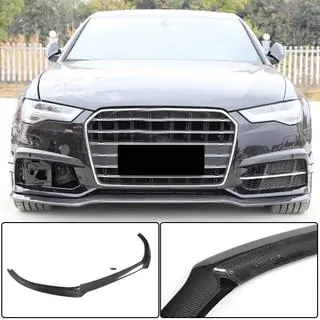 Voorbumper lip Carbon V3 (voor S-Line 2014-2018) foto 1