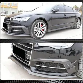 Voorbumper lip Carbon V3 (voor S-Line 2014-2018) foto 3