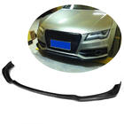 Audi A7 2010–2018 Voorbumper lipspoiler Lip V1 (voor S-Line, 2010-2014, carbon) foto 1