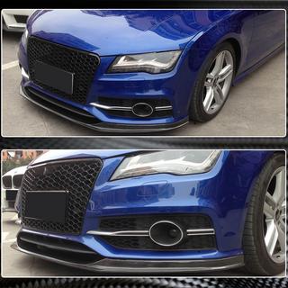 Frontbumper lip spoiler Lip V2 (voor S-Line 2010-2014, carbon) foto 4