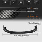 Audi A7 2018– Voorbumper lipspoiler Lip (voor S-Line 2018-2022, carbon) foto 5