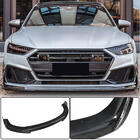 Audi A7 2018– Front bumper lip (voor S-Line 2018-2022, ABS) foto 1