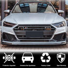 Audi A7 2018– Voorbumper lip (voor S-Line 2018-2022, carbon) foto 3
