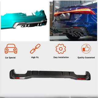 Achterbumper diffuser (voor S-Line 2018-2022, carbon) foto 2