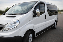 Renault Trafic 2001–2015 Spiegelkappen set (2 stuks) Carmos - Turks staal foto 1
