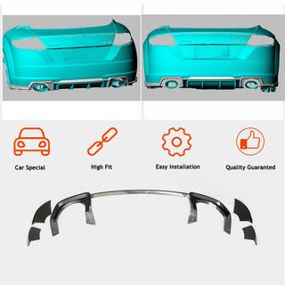 Achterbumper diffuser (voor RS, 2016-2019, droog carbon) foto 2