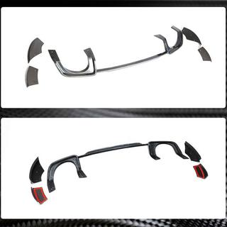 Achterbumper diffuser (voor RS, 2016-2019, droog carbon) foto 4