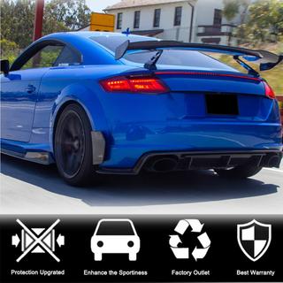 Flap-extensions voor achterbumper (voor S-line/TTS/TTRS, 2014-2019, Carbon) foto 3
