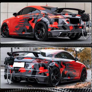 Flap-extensions voor achterbumper (voor S-line/TTS/TTRS, 2014-2019, Carbon) foto 4