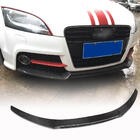 Audi TT 2006–2014 Voorbumper lip Lip V2 (carbon) foto 1