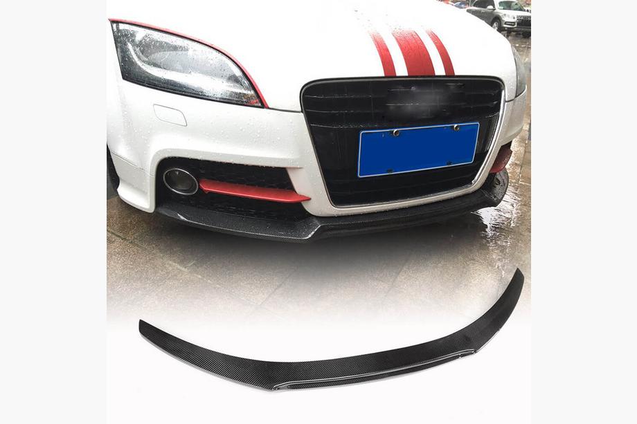 Audi TT 2006–2014 Voorbumper lip Lip V2 (carbon) Image