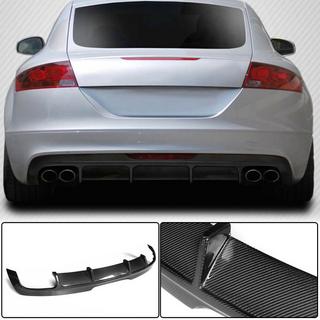 Achterbumper diffuser (carbon) foto 1