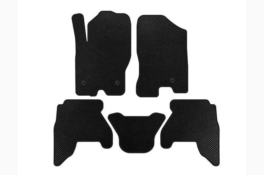 Nissan Pathfinder R51 2005–2014 EVA automatten voor interieur (2 rijen, Zwart, 2010-2014) Foto 1