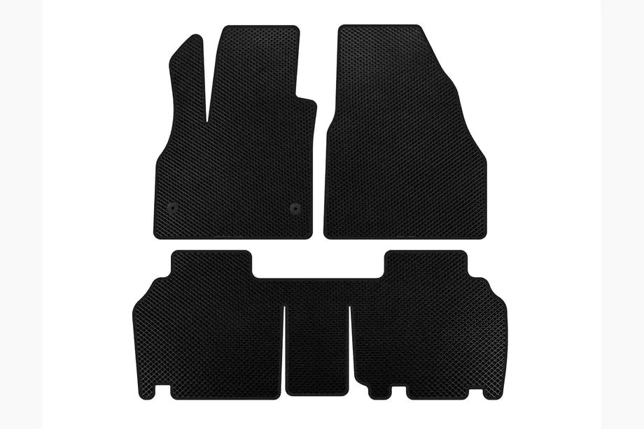 Renault Kangoo 2008–2020 EVA automatten (2 rijen, 5-deurs/7-zits, zwart) Image