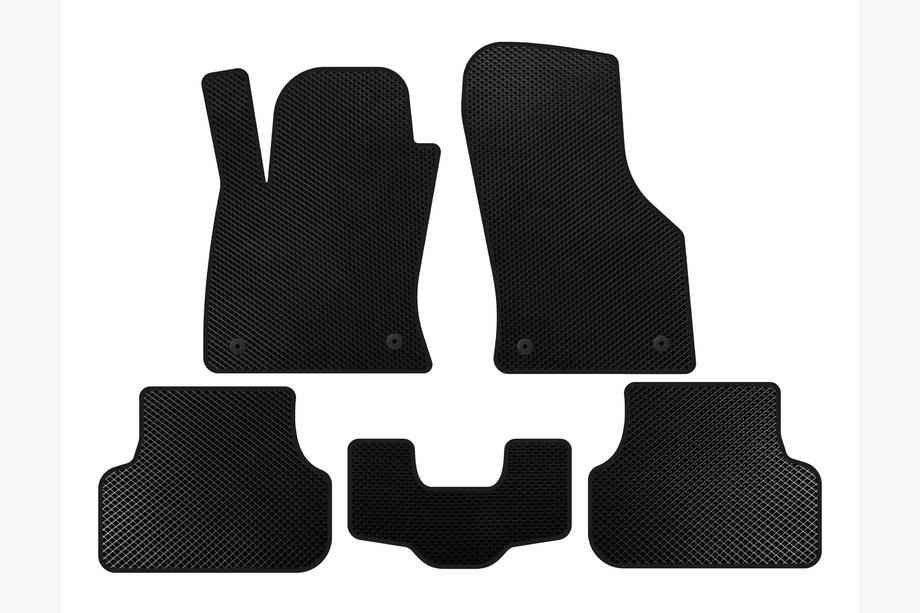 Seat Leon 2013–2020 EVA vloermatten (2013-2016, SW, Zwart) Image