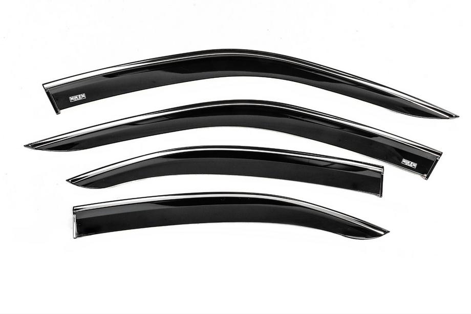 Opel Mokka 2021– Raamwindschermen met chromen sierlijst (set van 4, Niken) Image