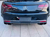 Mercedes S-class C217 Coupé 2014–2020 BRB carbon afdekkappen set foto 3