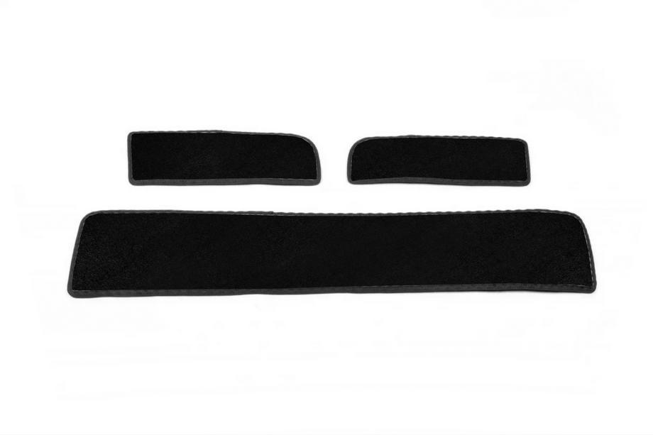 Mercedes Sprinter W906 2006–2018 Premium textiele instapmatten voor dorpels (3 stuks, zwart) Image