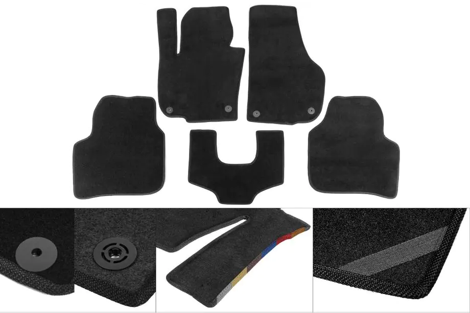 Audi TT 2006–2014 Premium textiel automatten (zwart) Image