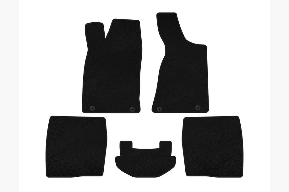 Audi 80/90 1987–1996 Premium textielen automatten (1987-1991, Sedan, zwart) Image