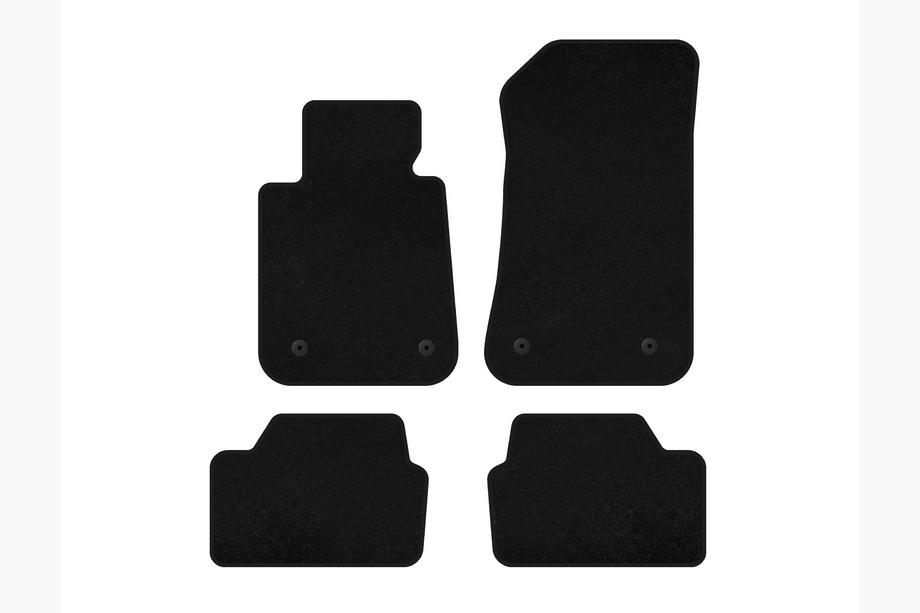 BMW 1 Serie E81/E82/E87/E88 2004–2011 Premium stoffen automatten (Zwart) Image