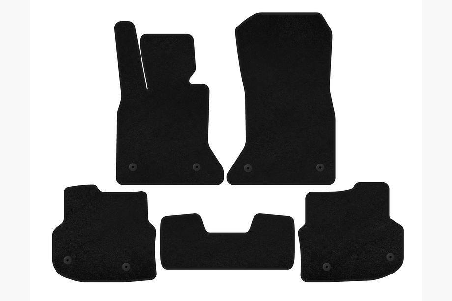 BMW 5 Serie F10/F11 2010–2016 Premium stoffen automatten (2010-2013, Zwart) Foto 1