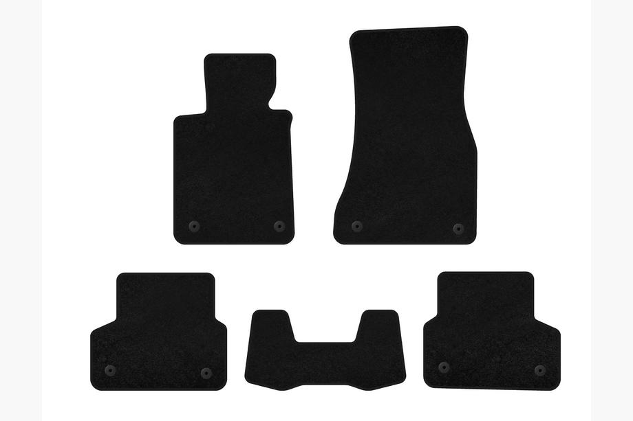 BMW 5 Serie G30/G31 2017–2023 Premium textiel automatten (zwart) Foto 1